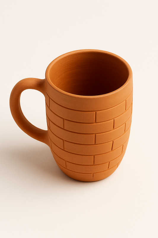 Traditional Clay Mug | Traditional Earthenware Mug (250ml)