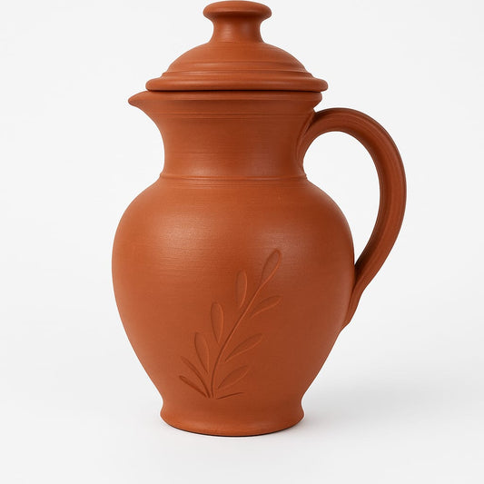 The New Beauty of Your Table | 2L Earthen Water Jug (with 2 Glasses)