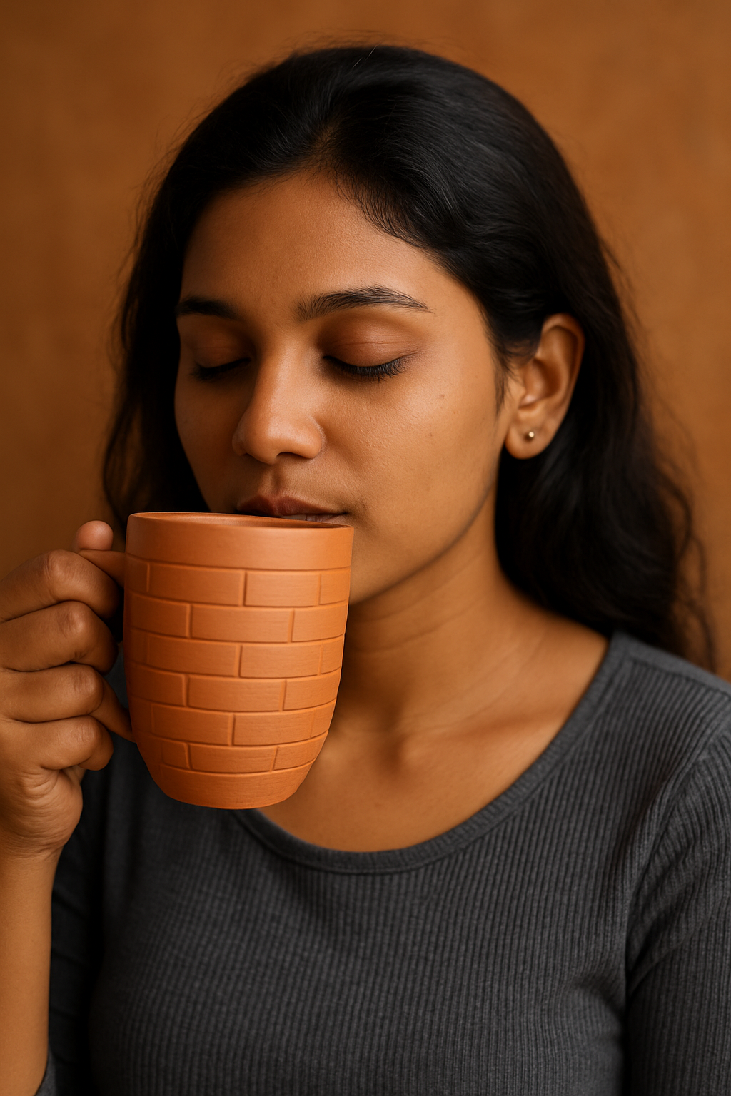 Traditional Clay Mug | Traditional Earthenware Mug (250ml)