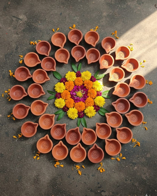 கார்த்திகைச் சிறப்பு: அகல் விளக்கு செட் | special  agal velakku (debam,diya )  set