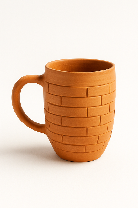 Traditional Clay Mug | Traditional Earthenware Mug (250ml)