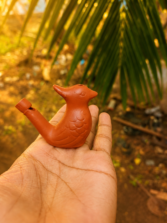 Traditional Handmade Clay Bird Water Whistle| 3 set combo | பாரம்பரிய மண் குருவி விசில் Toy