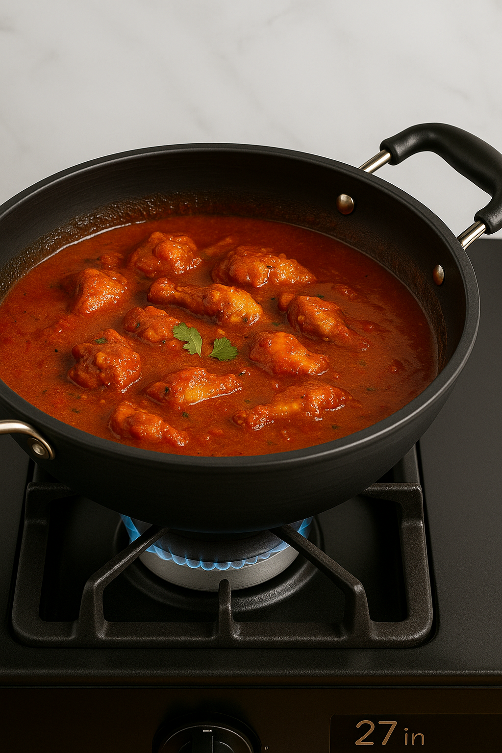 Grandma's Secret Recipe, in Your Kitchen | Traditional Earthen black Kadai with Dual Handles| karupu maan kadai