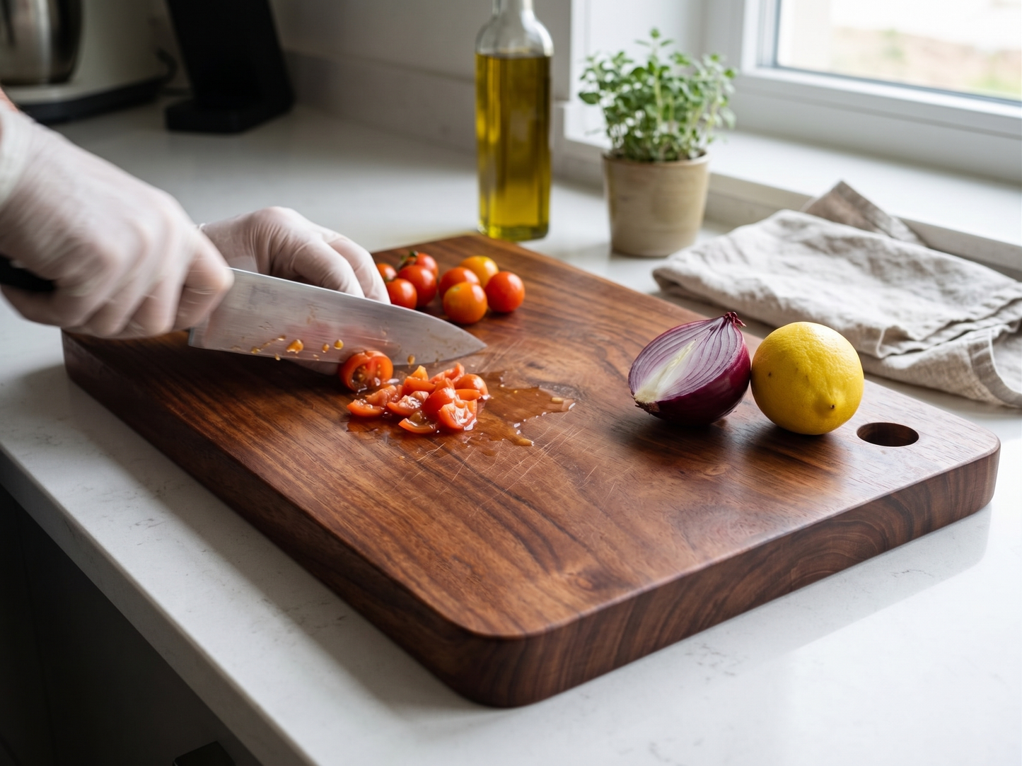 Premium Sheesham Wood Chopping & Serving Board | 10 × 15 Inch | 1 Inch Thick