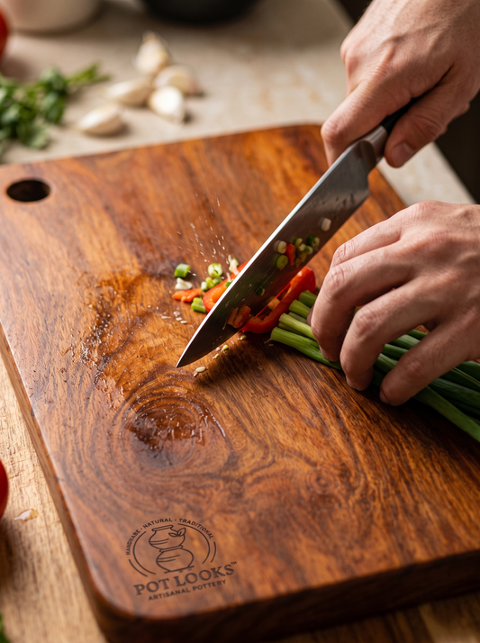 Premium Sheesham Wood Chopping & Serving Board | 10 × 15 Inch | 1 Inch Thick