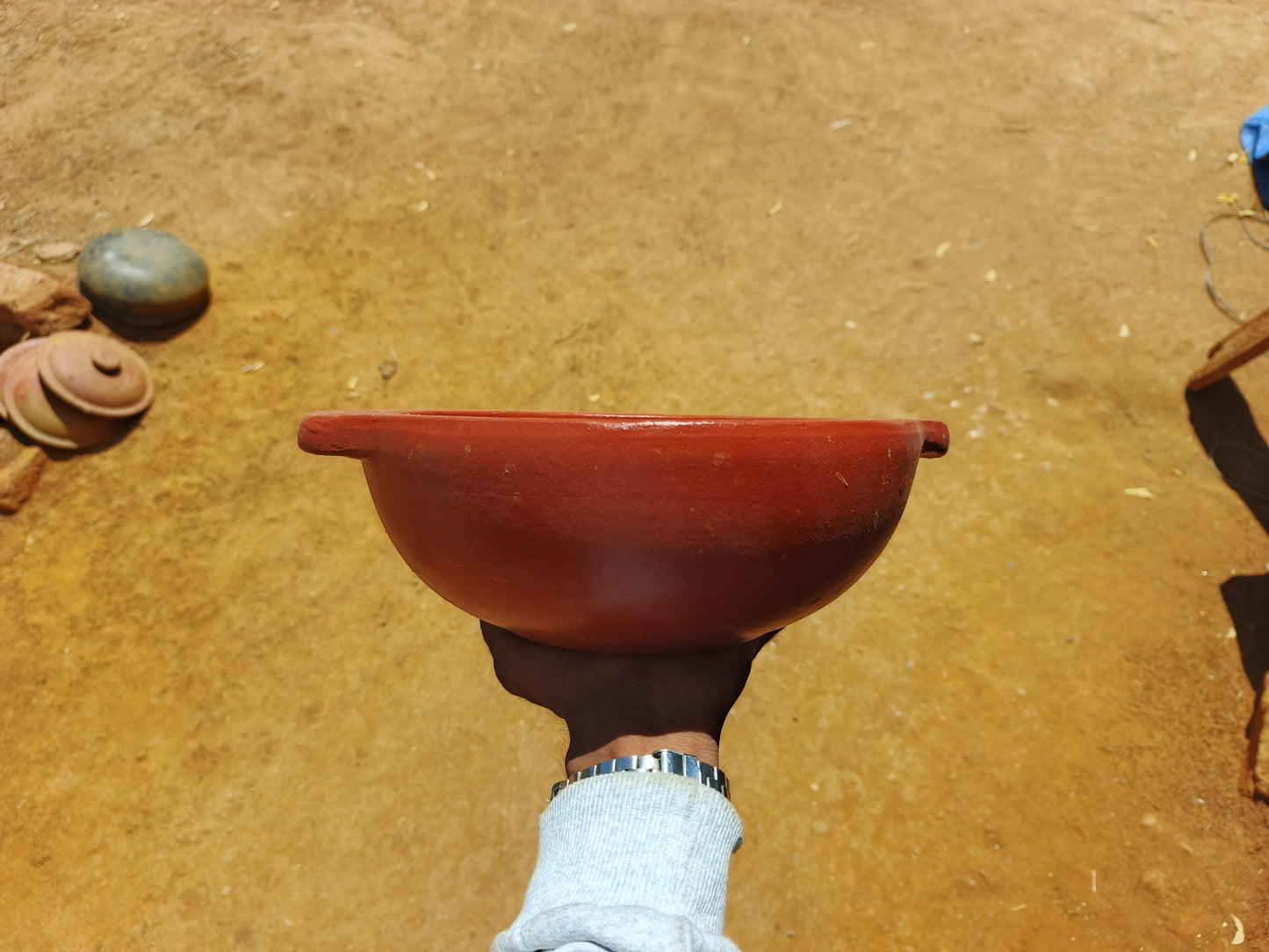 Daily Cooking, Now a Celebration of Health | Traditional Earthen Kadai  brown pot  (man Kadai )