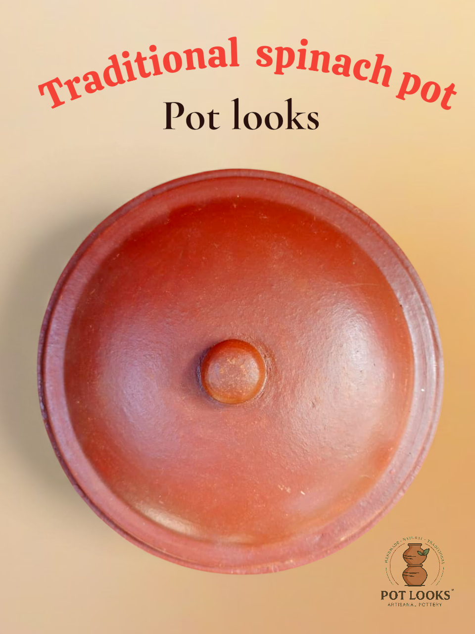 Traditional spinach pot |பாரம்பரிய கீரை கடையும் சட்டி| Keerai Kadaiyum Man Satti (Masiyal Pot) - POT LOOKS™