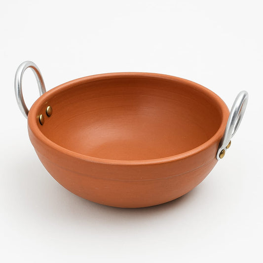 Traditional Taste, Modern Convenience | The Biryani Handi with Steel Handles (kadaii)