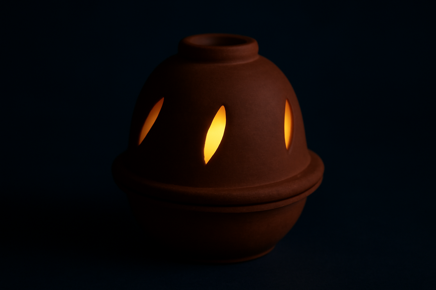 Traditional Unextinguishable Clay Lamp | மண் அணையாத விளக்கு
