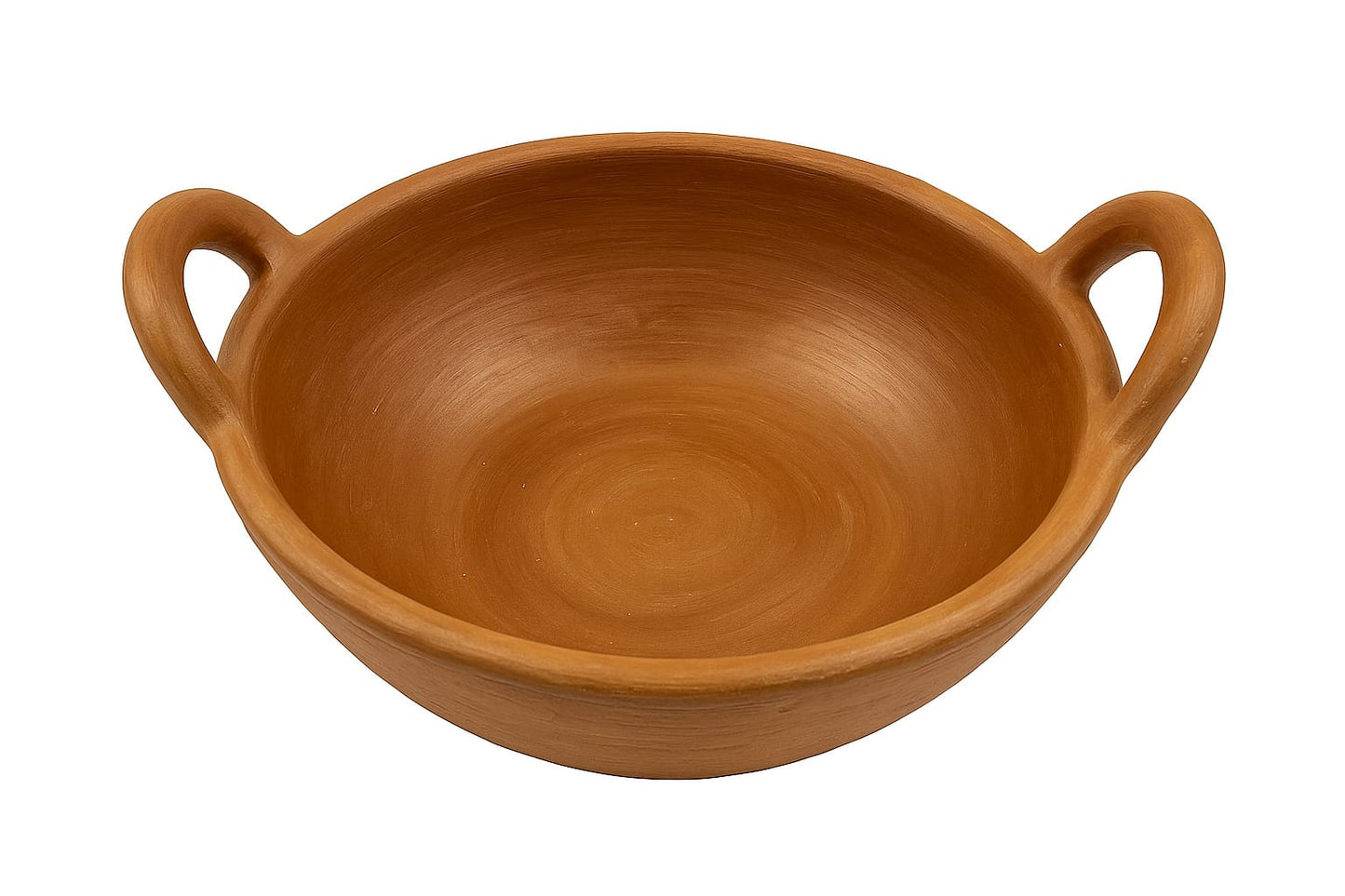 Traditional Clay Kadai with Clay Handle | மண் கடாய் (மண் கைப்பிடியுடன்)
