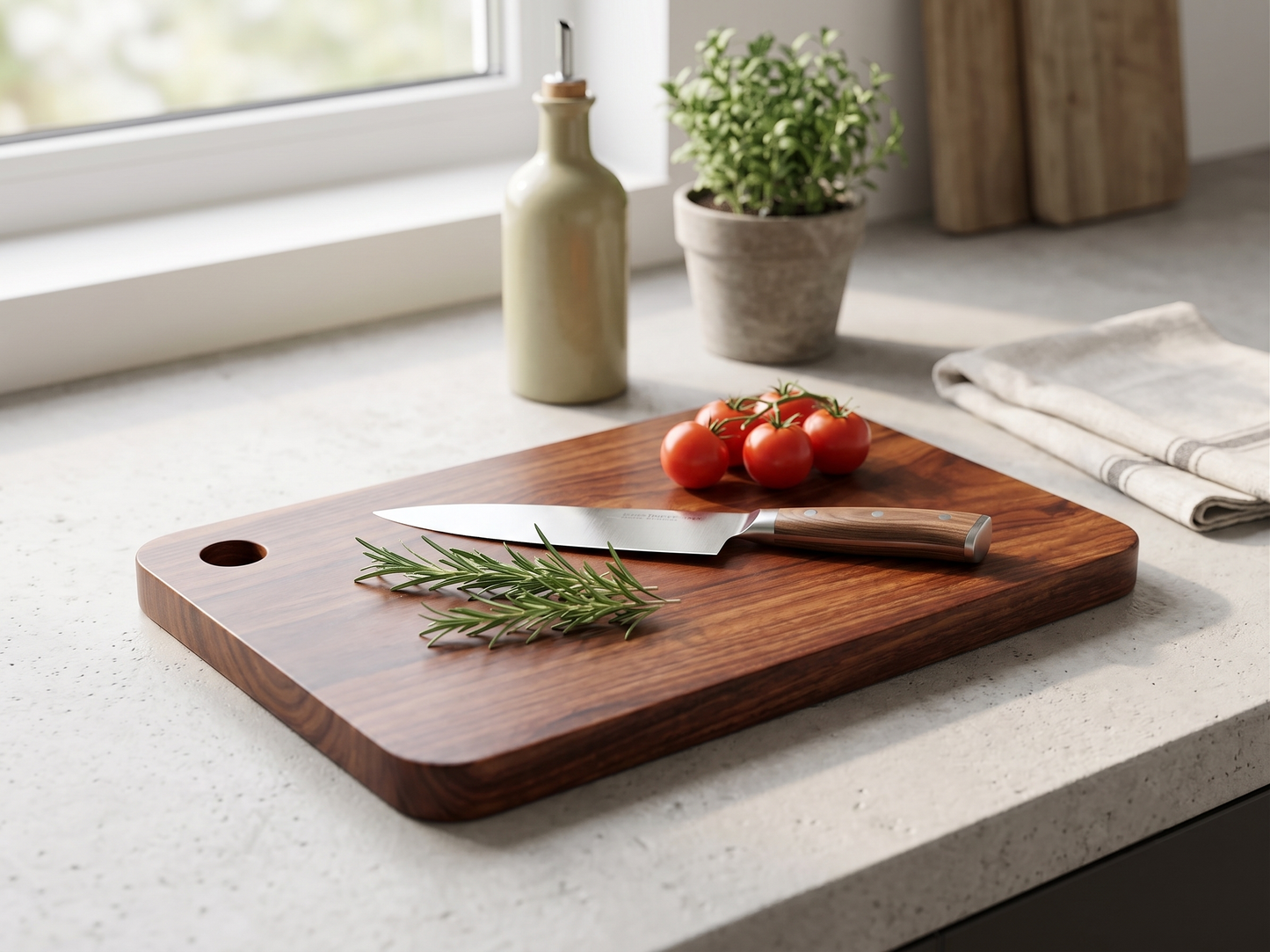 Premium Sheesham Wood Chopping & Serving Board | 10 × 15 Inch | 1 Inch Thick